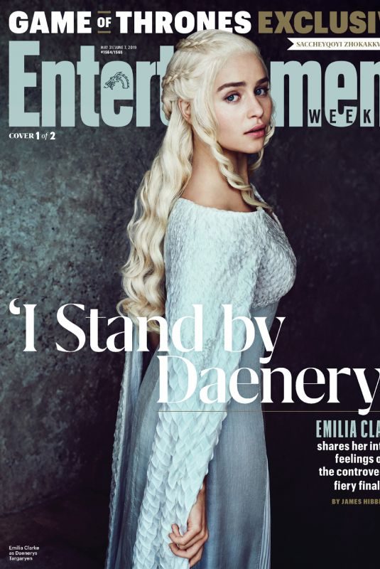 EMILIA CLARKE in Entertainment Weekly, May/June 2019