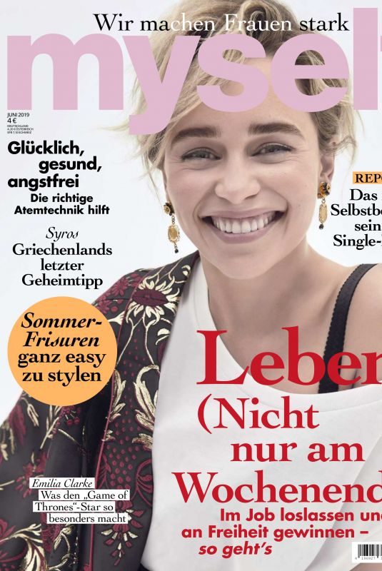 EMILIA CLARKE in Myself Magazine, June 2019
