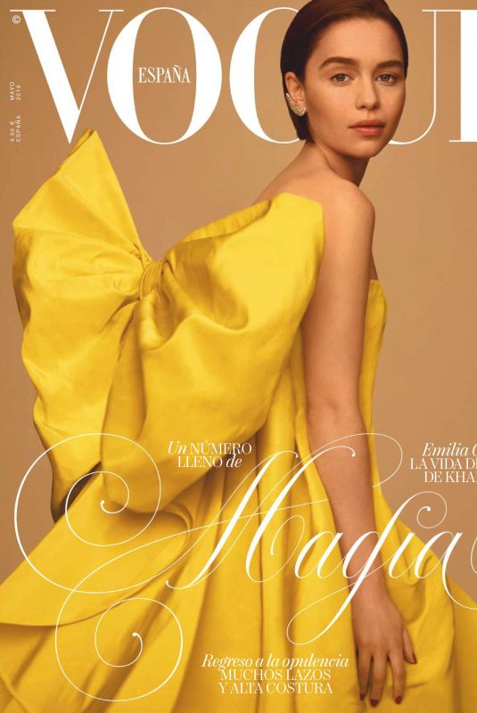 EMILIA CLARKE in Vogue Magazine, Spain May 2019