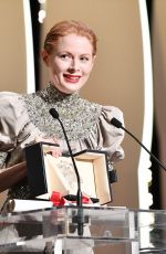 EMILY BEECHAM Receives Best Actress Award at Closing Ceremony at 72nd Annual Cannes Film Festival 05/25/2019