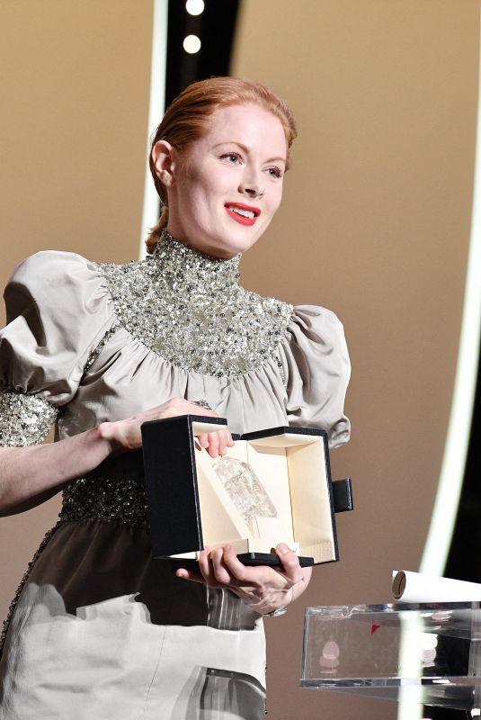 EMILY BEECHAM Receives Best Actress Award at Closing Ceremony at 72nd Annual Cannes Film Festival 05/25/2019