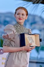 EMILY BEECHAM Receives Best Actress Award Winner Photocall at 2019 Cannes Film Festival 05/25/2019