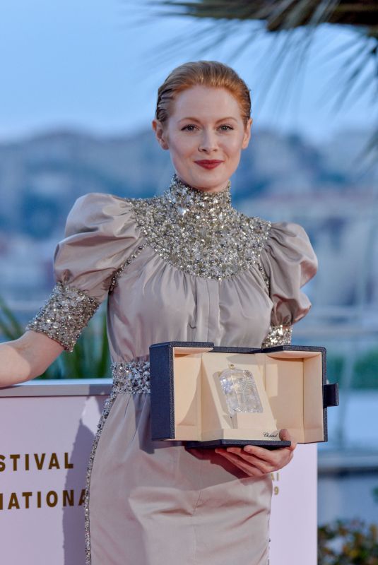 EMILY BEECHAM Receives Best Actress Award Winner Photocall at 2019 Cannes Film Festival 05/25/2019
