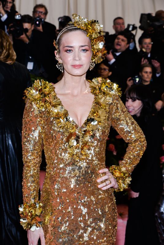 EMILY BLUNT at 2019 Met Gala in New York 05/06/2019