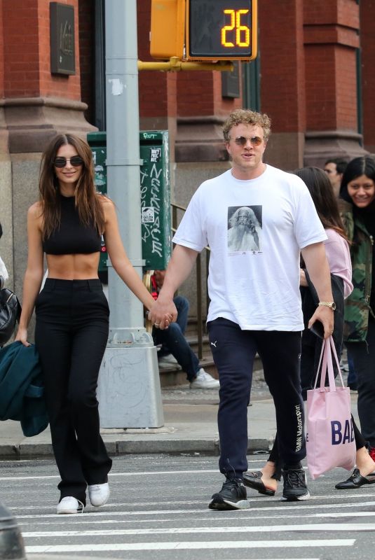 EMILY RATAJKOWSKI and Sebastian Bear-McClard Out in New York 05/05/2019