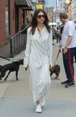 EMILY RATAJKOWSKI and Sebastian Bear-McClard Out with Their Dog in New York 05/24/2019