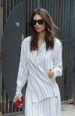 EMILY RATAJKOWSKI and Sebastian Bear-McClard Out with Their Dog in New York 05/24/2019
