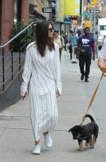 EMILY RATAJKOWSKI and Sebastian Bear-McClard Out with Their Dog in New York 05/24/2019