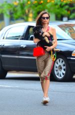 EMILY RATAJKOWSKI Out with Her Dog Colombo in New York 05/20/2019