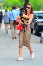 EMILY RATAJKOWSKI Out with Her Dog Colombo in New York 05/20/2019