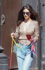 EMILY RATAJKOWSKI Out with Her Dog in New York 05/21/2019