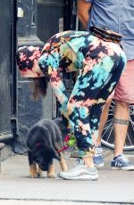 EMILY RATAJKOWSKI Out with Her Dog in New York 05/28/2019