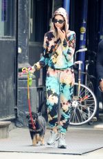 EMILY RATAJKOWSKI Out with Her Dog in New York 05/28/2019