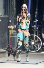 EMILY RATAJKOWSKI Out with Her Dog in New York 05/28/2019