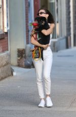 EMILY RATAJKOWSKI Walks Her Dog Out in New York 05/22/2019