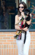 EMILY RATAJKOWSKI Walks Her Dog Out in New York 05/22/2019