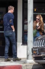 EMMA ROBERTS and Garrett Hedlund Out in Los Feliz 05/02/2019