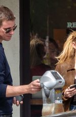 EMMA ROBERTS and Garrett Hedlund Out in Los Feliz 05/02/2019