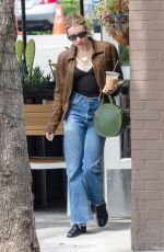 EMMA ROBERTS and Garrett Hedlund Out in Los Feliz 05/02/2019