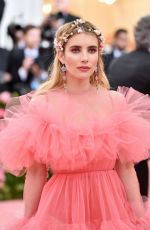 EMMA ROBERTS at 2019 Met Gala in New York 05/06/2019