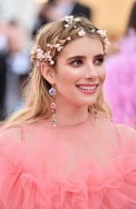 EMMA ROBERTS at 2019 Met Gala in New York 05/06/2019