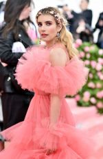 EMMA ROBERTS at 2019 Met Gala in New York 05/06/2019