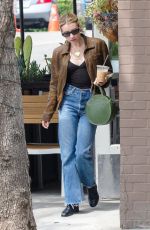 EMMA ROBERTS at Stamp in Los Feliz 05/02/2019