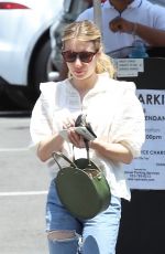 EMMA ROBERTS in Ripped Jeans Out for Lunch in Los Feliz 05/04/2019