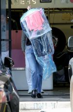 EMMA ROBERTS Leaves Dry Cleaning in Los Angeles 05/01/2019