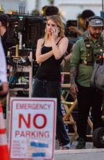 EMMA ROBERTS on the Set of Holidate in Atlanta 05/16/2019