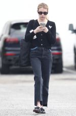 EMMA ROBERTS Out for Coffee in Los Angeles 04/30/2019