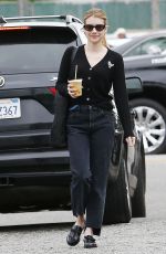 EMMA ROBERTS Out for Coffee in Los Angeles 04/30/2019