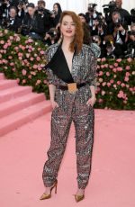 EMMA STONE at 2019 Met Gala in New York 05/06/2019