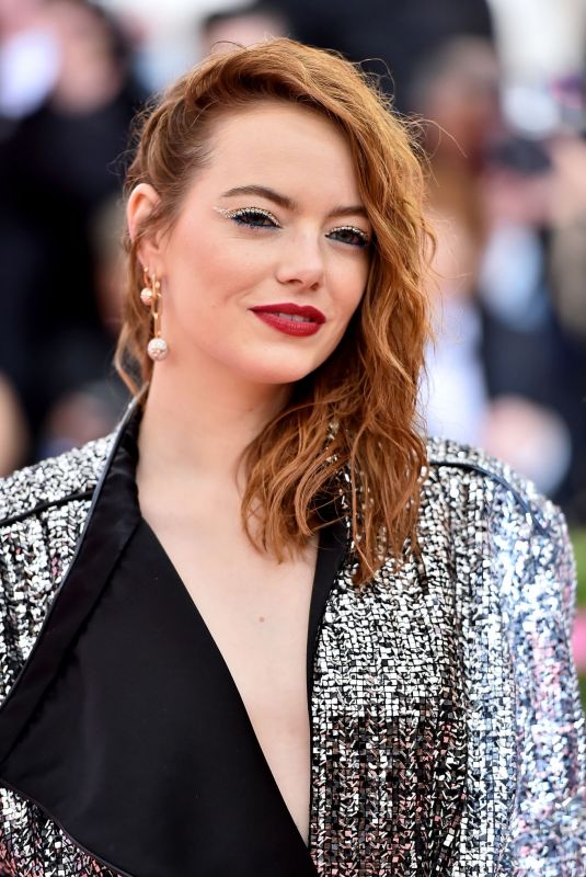 EMMA STONE at 2019 Met Gala in New York 05/06/2019