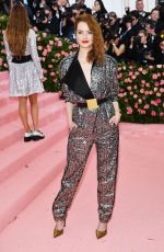 EMMA STONE at 2019 Met Gala in New York 05/06/2019