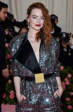 EMMA STONE at 2019 Met Gala in New York 05/06/2019
