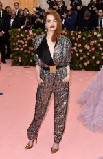EMMA STONE at 2019 Met Gala in New York 05/06/2019