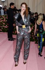 EMMA STONE at 2019 Met Gala in New York 05/06/2019