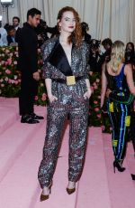 EMMA STONE at 2019 Met Gala in New York 05/06/2019