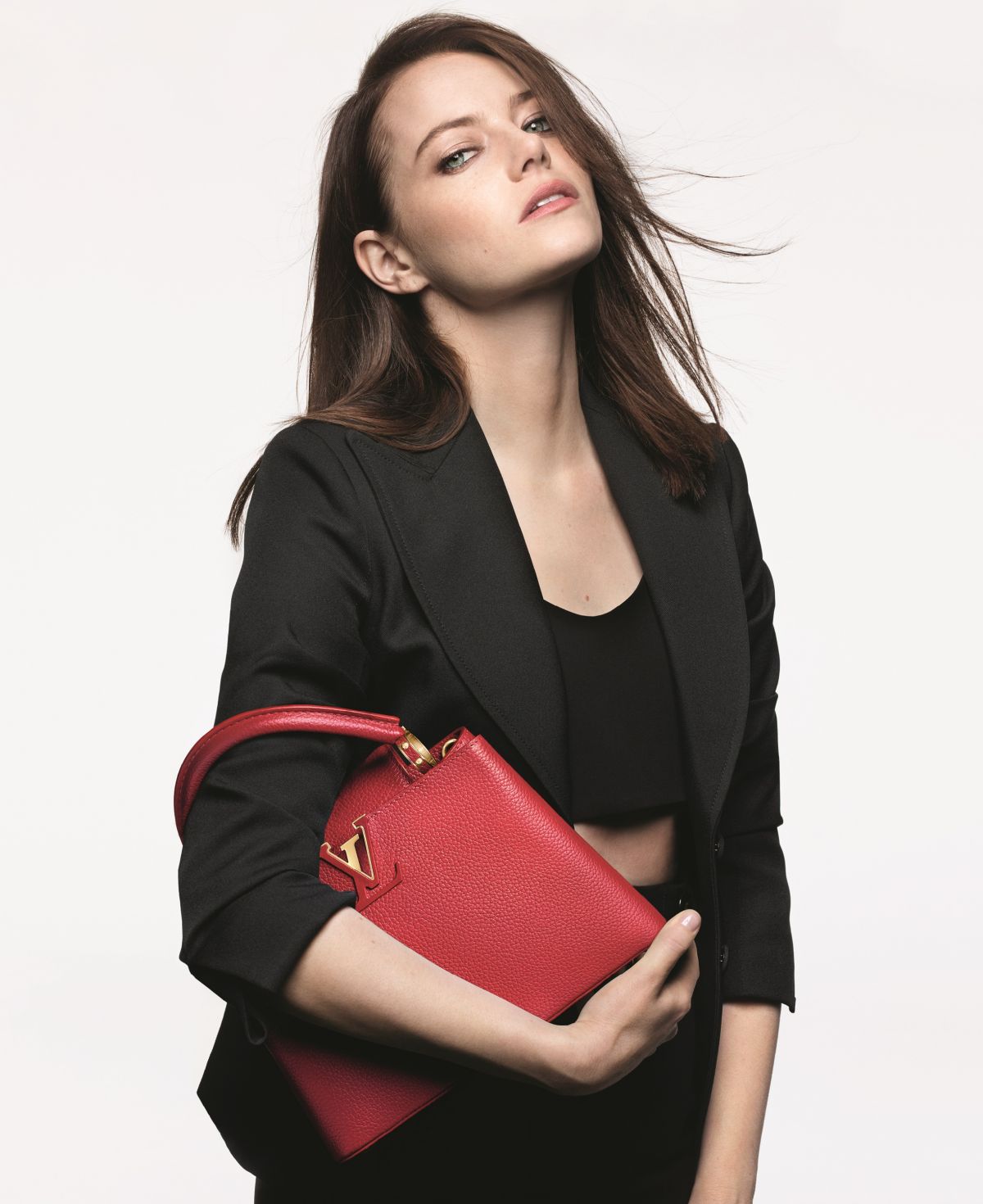 EMMA STONE for Louis Vuitton Handbag 2019 Campaign - HawtCelebs