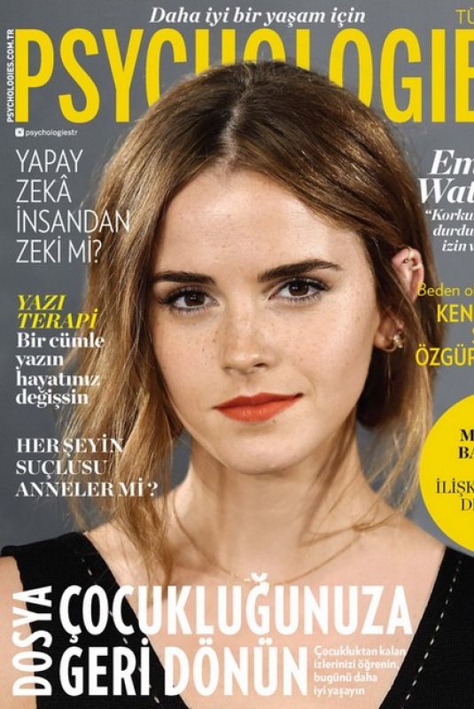 EMMA WATSON on the Cover of Psychologies Magazine, Turkey May 2019