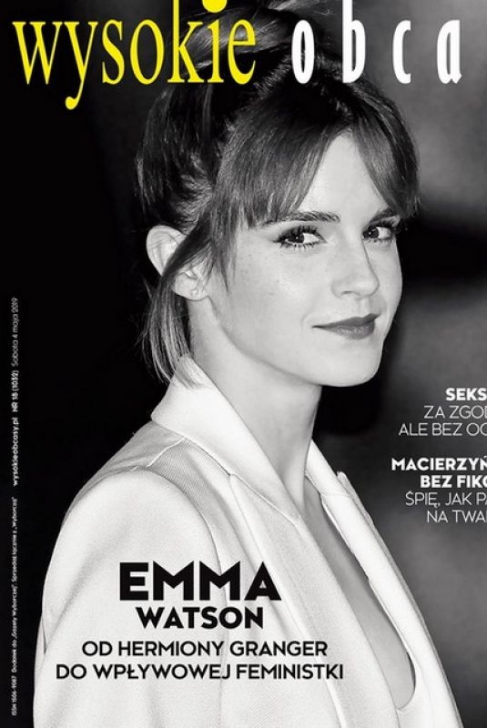 EMMA WATSON on the Cover of Wysokie Obcasy Magazine, Poland May 2019