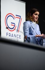 EMMA WATSON Speak at G7 Equality Meeting in Paris 05/10/2019