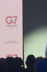 EMMA WATSON Speak at G7 Equality Meeting in Paris 05/10/2019