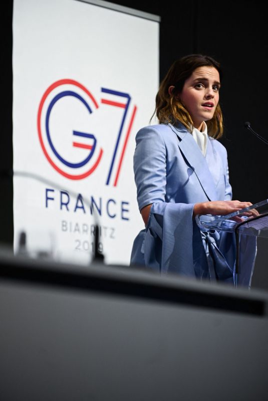 EMMA WATSON Speak at G7 Equality Meeting in Paris 05/10/2019