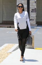 ENIKO PARRISH Leaves a Nail Salon in Topanga Canyon 05/16/2019