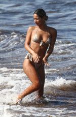 ERIKA WHEATON in Bikini at a Beach in Miami 05/11/2019