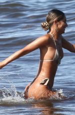 ERIKA WHEATON in Bikini at a Beach in Miami 05/11/2019