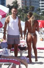 ERIKA WHEATON in Bikini at a Beach in Miami 05/11/2019