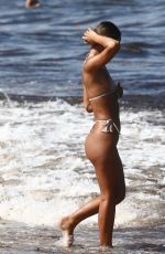 ERIKA WHEATON in Bikini at a Beach in Miami 05/11/2019